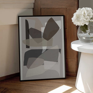 Tablou înramat „Neutral Shapes 3” de cartissi