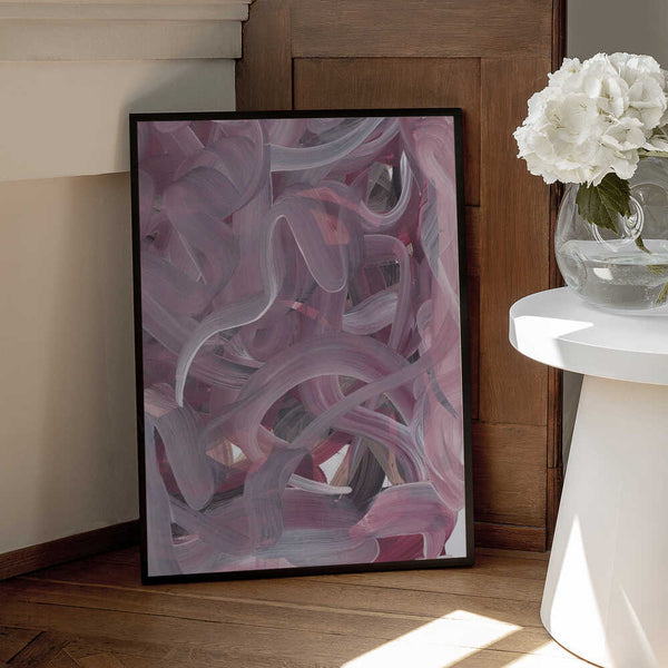 Tablou înramat „Pink abstract” de Maira Ribena