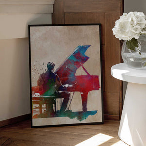 Tablou înramat „Pianist1” de Justyna Jaszke