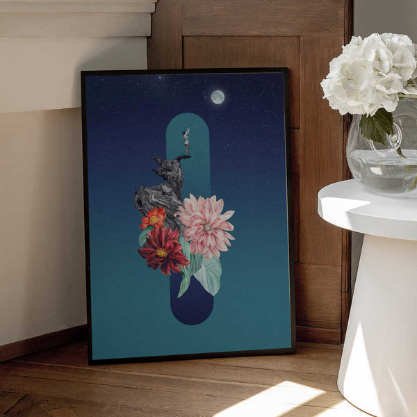 Tablou înramat „Full Moon” de Dominik Przerwa