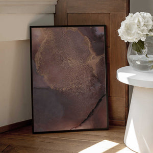 Tablou înramat „Organic Textures and Earthy Tones” de uplusmestudio