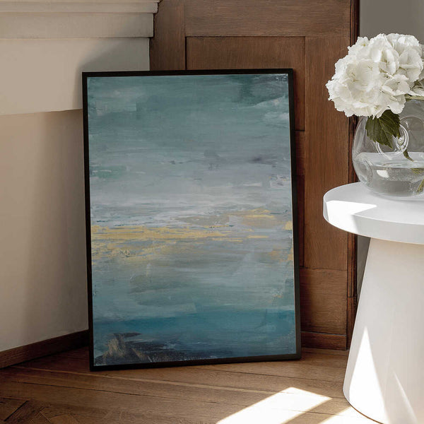 Tablou înramat „A Serene Seascape” de Julia Contacessi