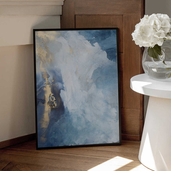 Tablou înramat „Celestial Waves” de Julia Contacessi