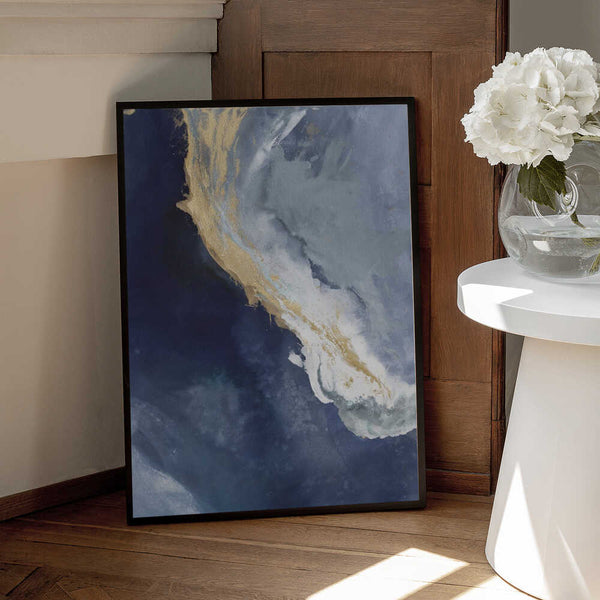 Tablou înramat „Golden Drift” de Julia Contacessi