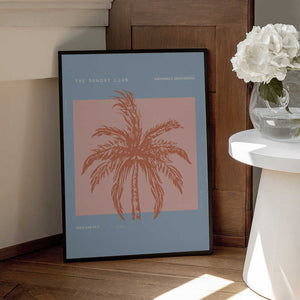 Tablou înramat „Sunkissed Oasis” de Treechild