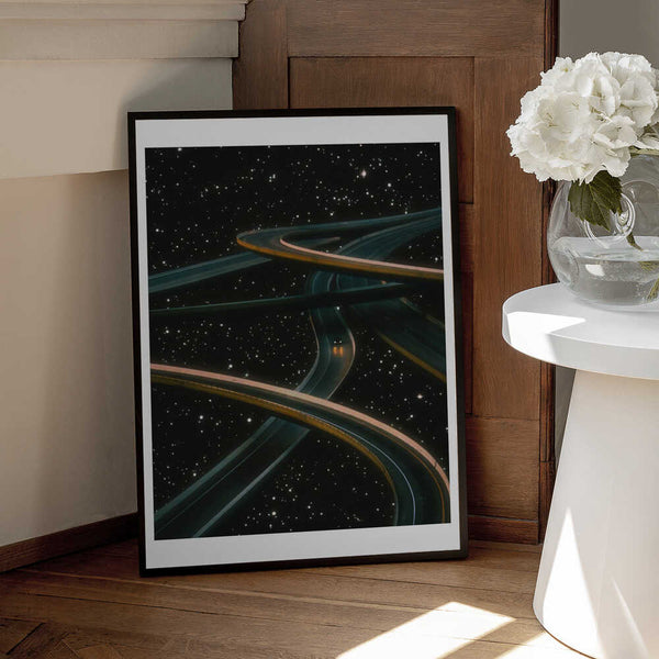 Tablou înramat „Driving Alone Thinking of You” de Taudalpoi