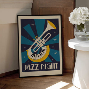Tablou înramat „Jazz Night” de Andreas Magnusson