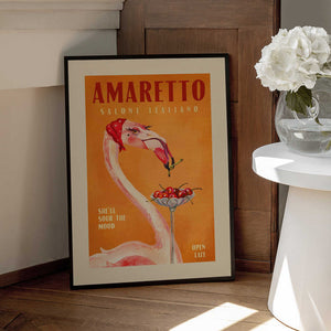 Tablou înramat „Flamingo Delight” de The Whiskey Ginger