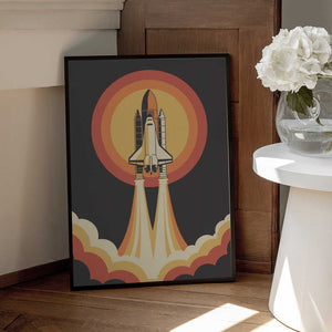 Tablou înramat „Space Shuttle” de Andreas Magnusson