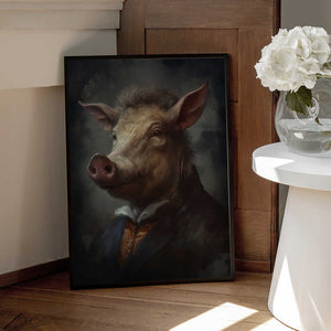 Tablou înramat „Warthog Portrait” de Andreas Magnusson