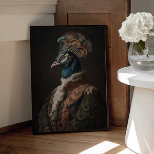 Tablou înramat „Peacock Portrait” de Andreas Magnusson
