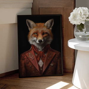 Tablou înramat „Red Fox Portrait” de Andreas Magnusson