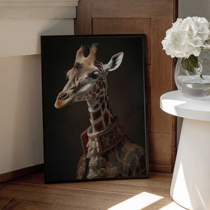Tablou înramat „Giraffe Portrait” de Andreas Magnusson