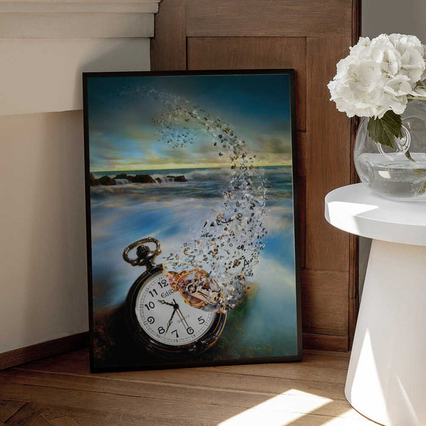 Tablou înramat „The Vanishing Time” de Sandy Wijaya