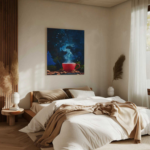 Tablou canvas „Snow Queen Deer” de Dina Belenko