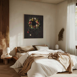 Tablou canvas „Truffles Christmas wreath” de Diana Popescu