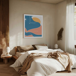 Tablou canvas „Blue Shoulder” de Pictufy Studio II