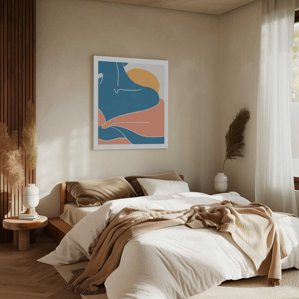 Tablou canvas „Blue Shoulder” de Pictufy Studio II