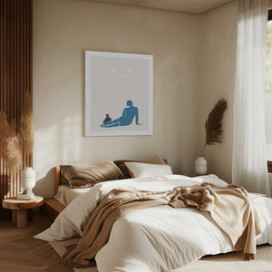Tablou canvas „Woman and Cat” de Pictufy Studio II