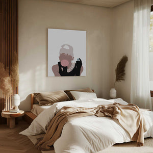 Tablou canvas „Bubblegum Girl” de Pictufy Studio II