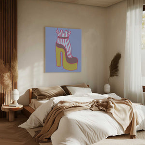 Tablou canvas „Yellow Heel 01” de Pictufy Studio