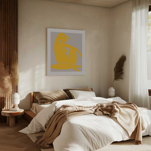 Tablou canvas „Yellow Figure” de Pictufy Studio II