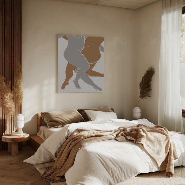 Tablou canvas „Lovers Beige” de Pictufy Studio II