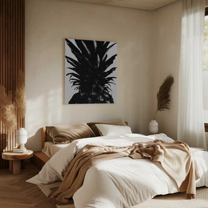 Tablou canvas „Pineapple bw” de Pictufy Studio III