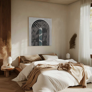Tablou canvas „arch_capsule_001_green” de Pictufy Studio II