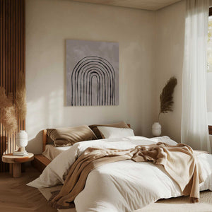 Tablou canvas „Arch_one way_004_black” de Pictufy Studio II