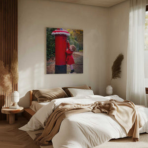 Tablou canvas „Posting to Santa” de Peter Davidson