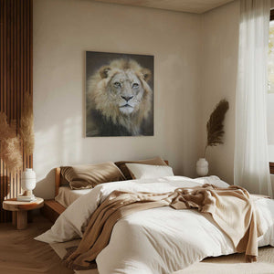 Tablou canvas „Portrait of a Young Male Lion” de Linda D Lester