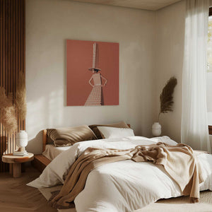 Tablou canvas „City girl” de Maarten Léon