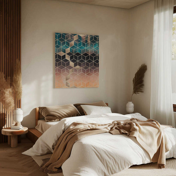 Tablou canvas „Ombre Dream Cubes” de Elisabeth Fredriksson