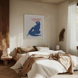 Tablou canvas „Harmony in Blue” de THE MIUUS STUDIO