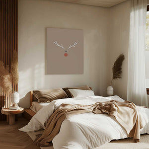 Tablou canvas „Christmas Reindeer” de Kristina N. - SoulArt Shop
