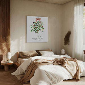 Tablou canvas „Christmas Mistletoe” de Kristina N. - SoulArt Shop