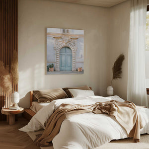 Tablou canvas „Blue tones of Rome - Italy travel photography” de Raisa Zwart