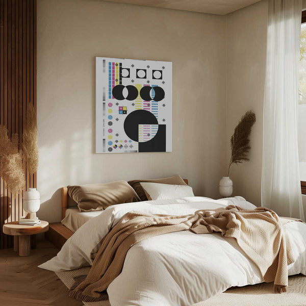 Tablou canvas „CMYK” de SERGIO ORTIZ