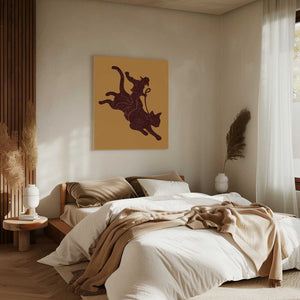 Tablou canvas „RODEO CAT” de Adam Lawless