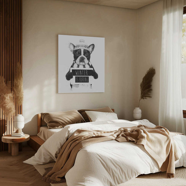 Tablou canvas „Winter is boring” de Balazs Solti