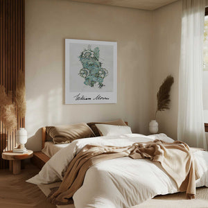 Tablou canvas „Anemone” de William Morris