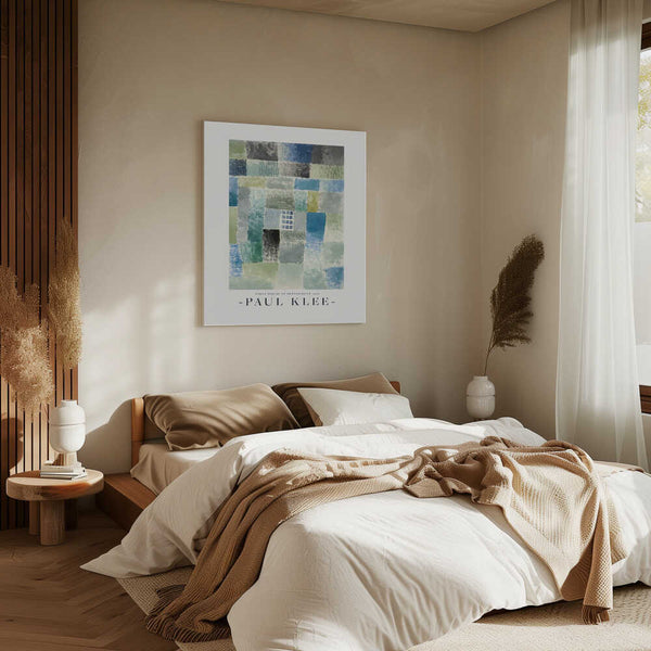 Tablou canvas „First House in a Settlement 1926” de Paul Klee