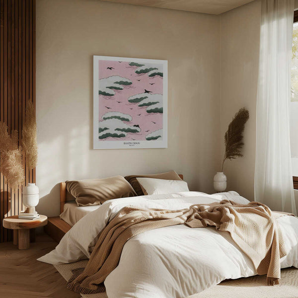 Tablou canvas „Pink Sky” de Bijutsu Sekai