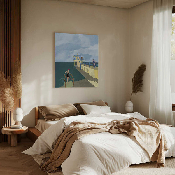 Tablou canvas „Blackrock, Salthill, Galway Ireland Art Print” de Charlotte Trudgett