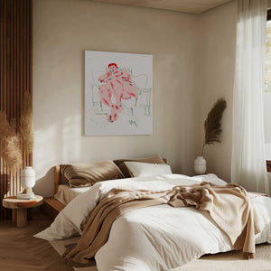 Tablou canvas „Model Resting In A Chair” de Francesco Gulina