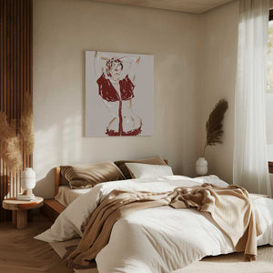Tablou canvas „Portrait Of A Model Beige” de Francesco Gulina