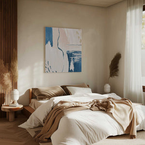 Tablou canvas „Calm Blues-2” de Sally Ann Moss