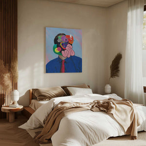 Tablou canvas „Trying Hard To Look Busy” de Famous When Dead