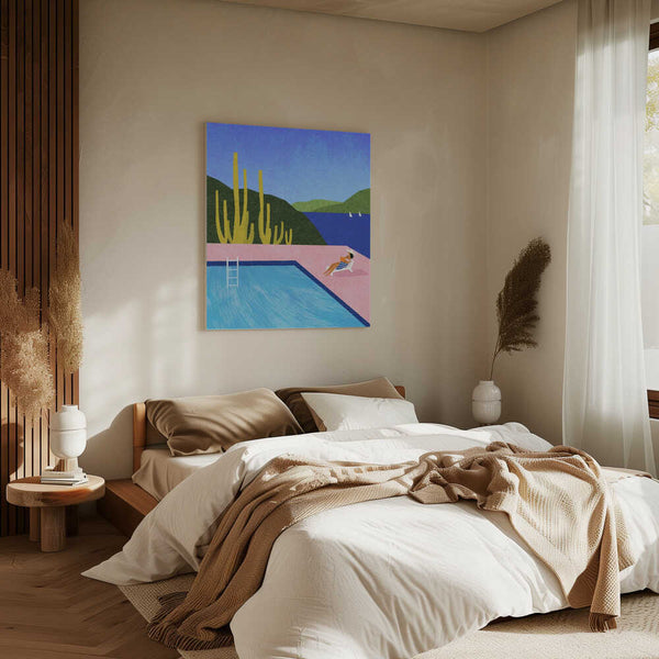 Tablou canvas „Swimming Pool” de longwayhome